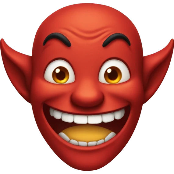 Smiling devil emoji