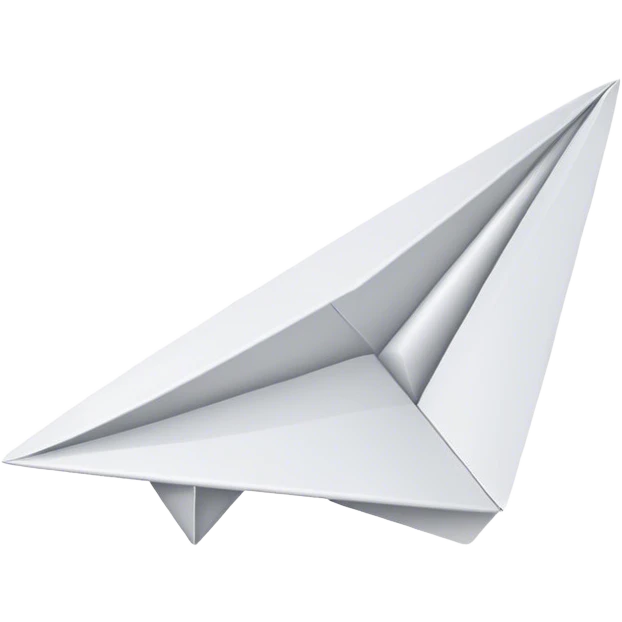 a paper airplane  emoji
