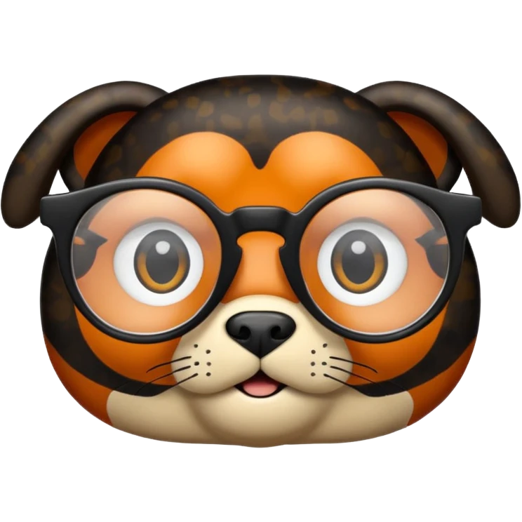 Retro eyeglasses emoji