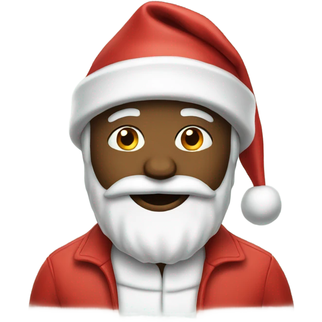 Benny with Santa hat emoji