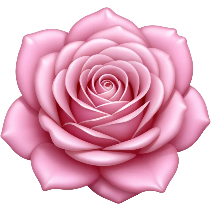 elegant soft pink shiny minimal perle rose emoji