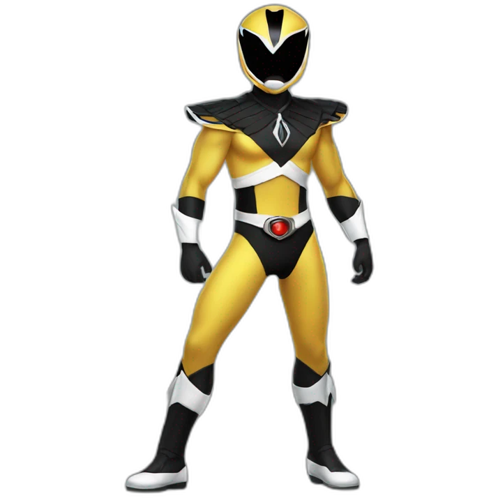 black power ranger full body emoji