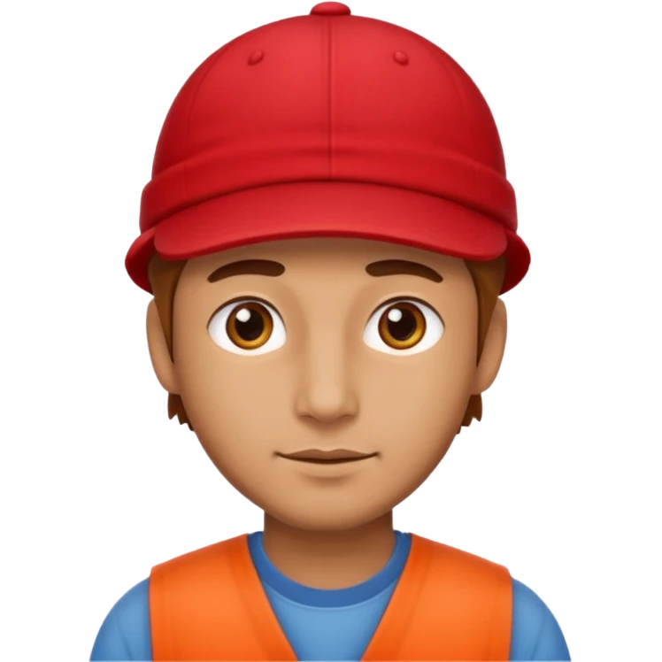 man with red cap ' emoji