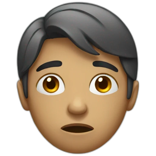 sad student emoji