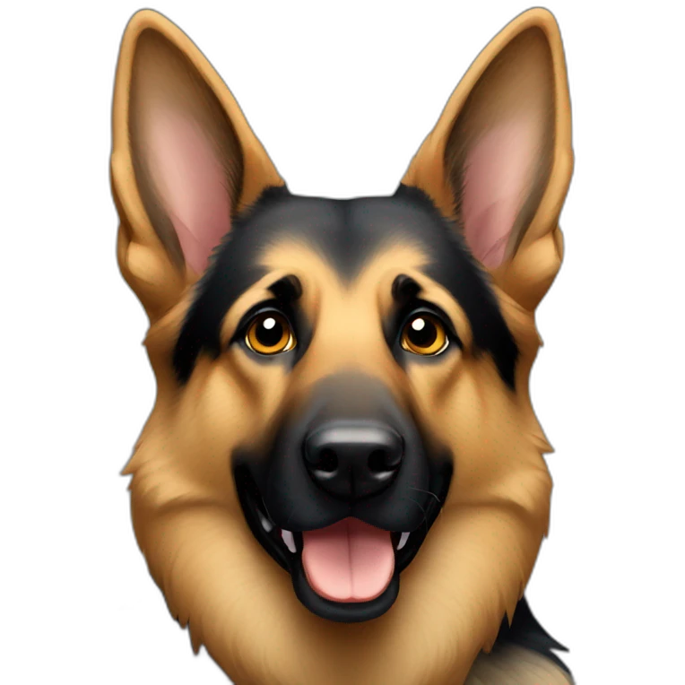 German shepherd emoji