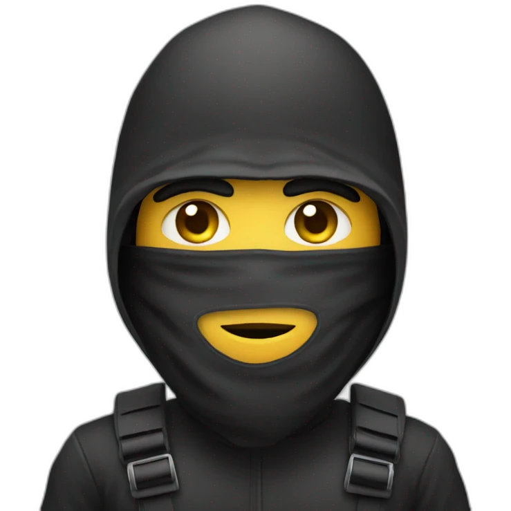 A robber emoji