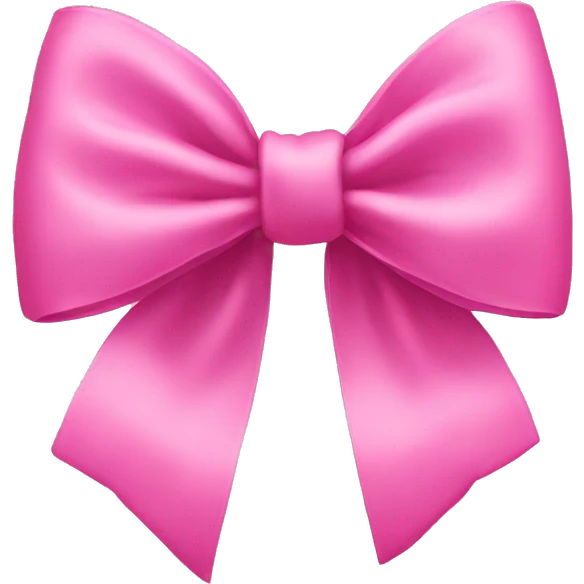 pink bow emoji