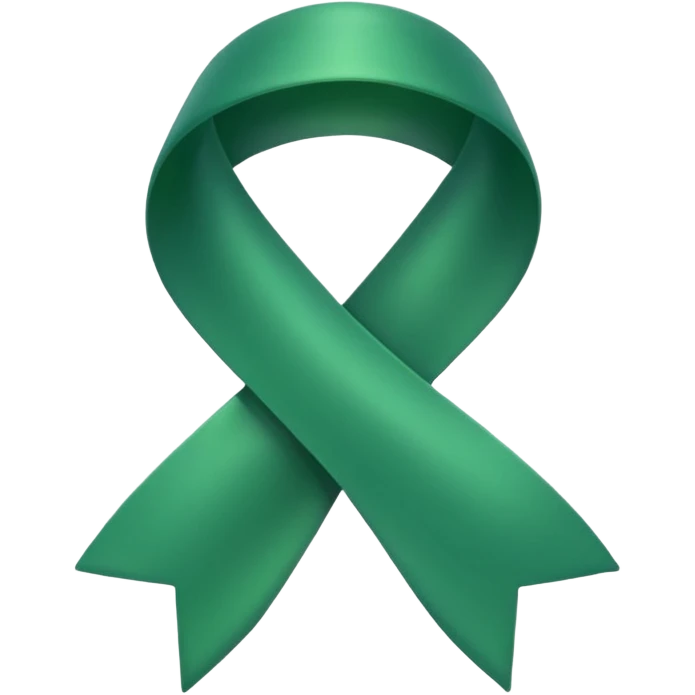 A GREEN RIBBON emoji