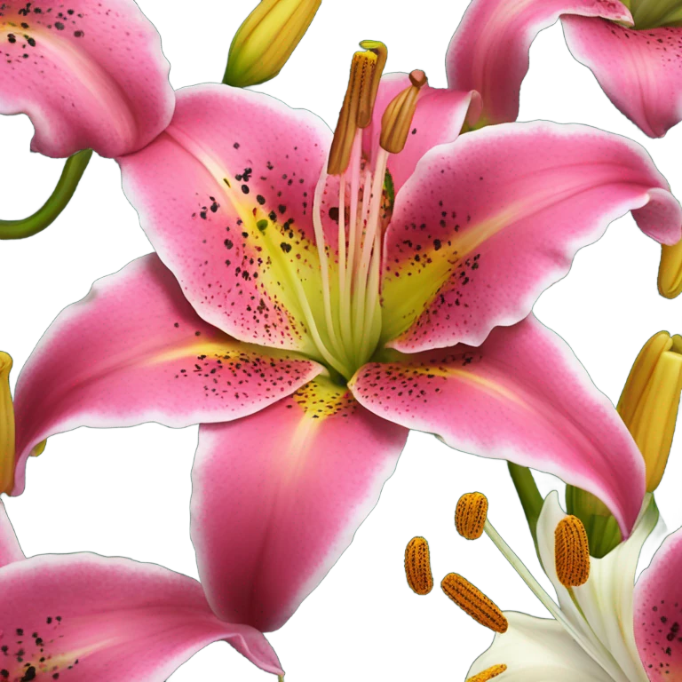 Stargazer lily emoji