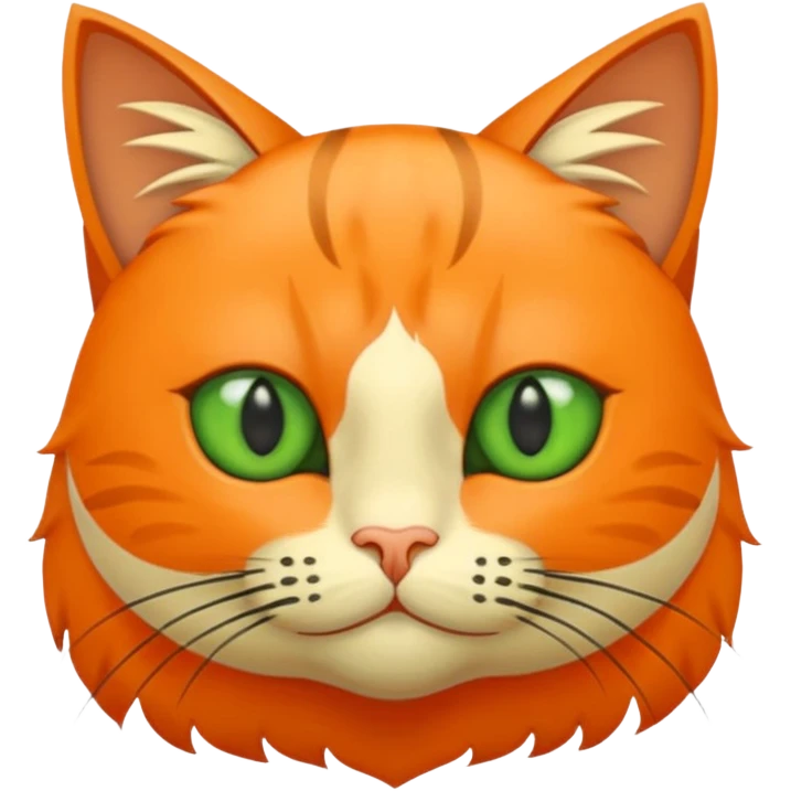 Katze mit Gurke auf den Augen emoji