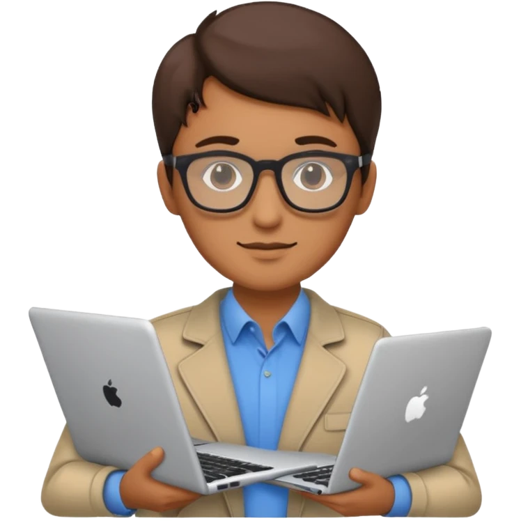 IT-Specialist with laptop emoji