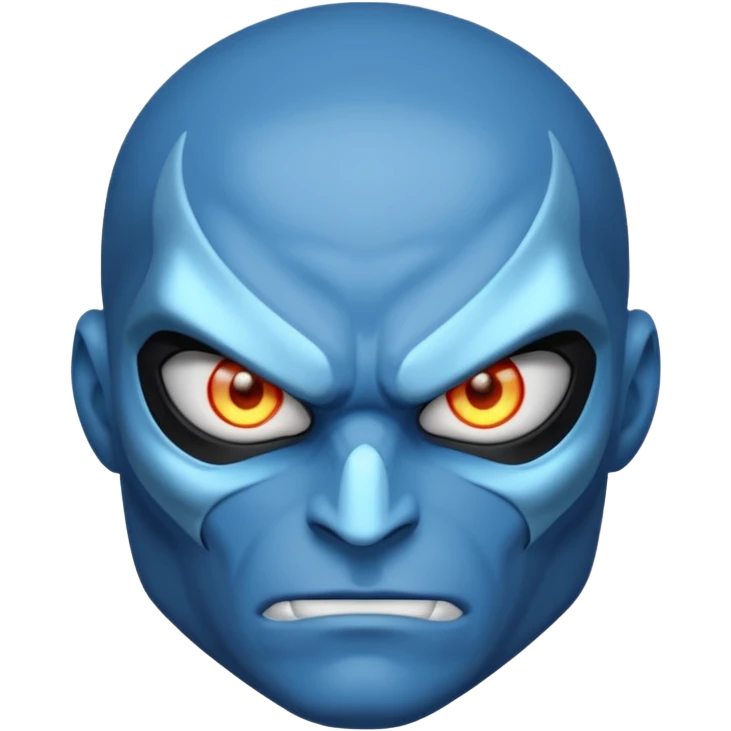 The blue speedster from the flash called Zoom  emoji
