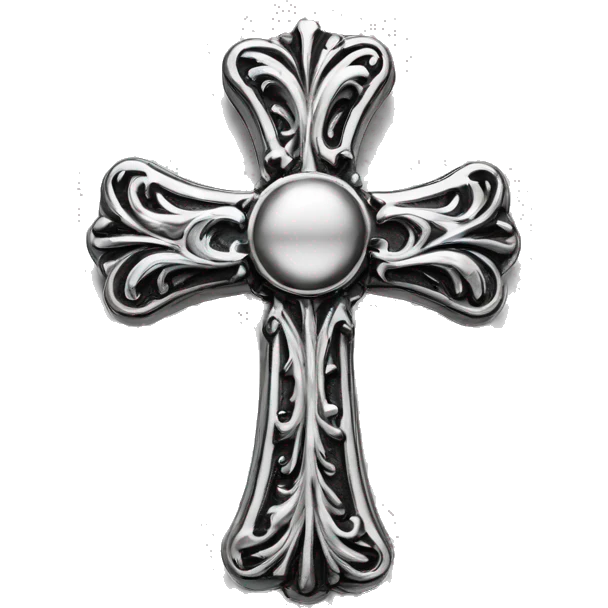 chrome hearts cross emoji