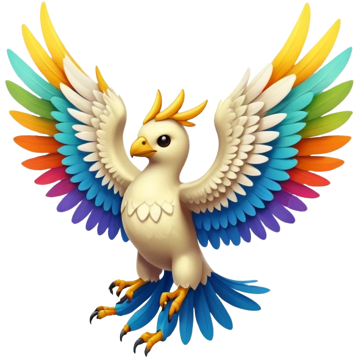 Winged Fakémon-creature emoji