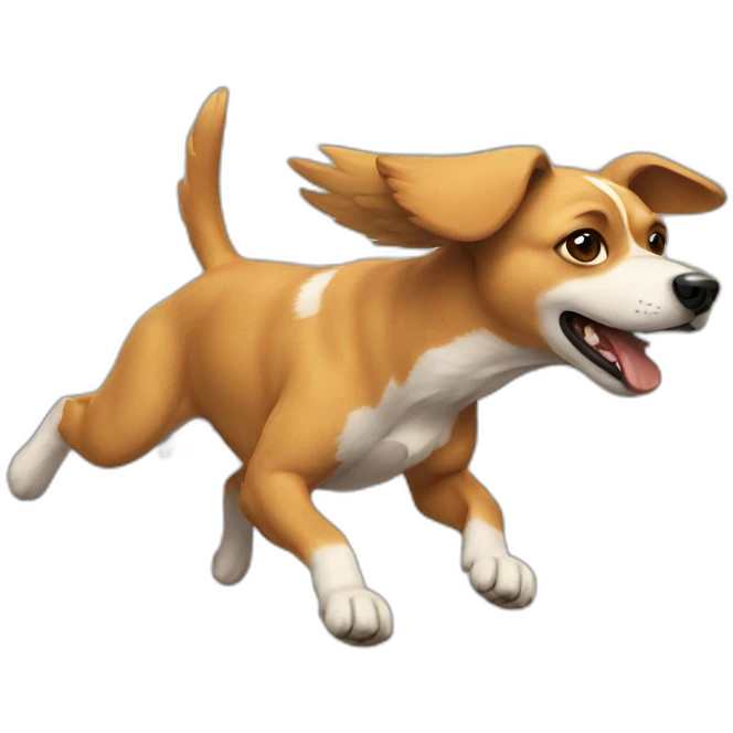 flying-dog emoji