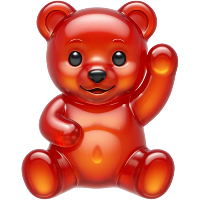 Red gummybear  emoji
