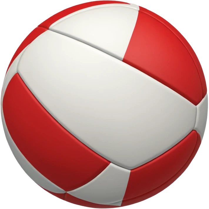 australian rules football ball with equal sized horizontal black, red, white, stripes emoji