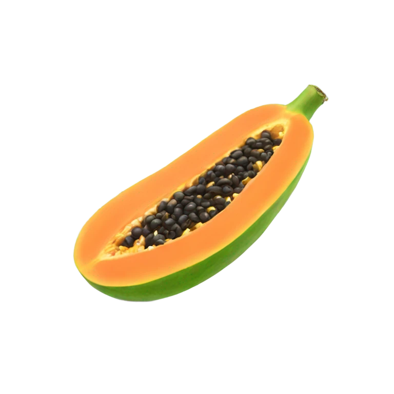 Papaya emoji