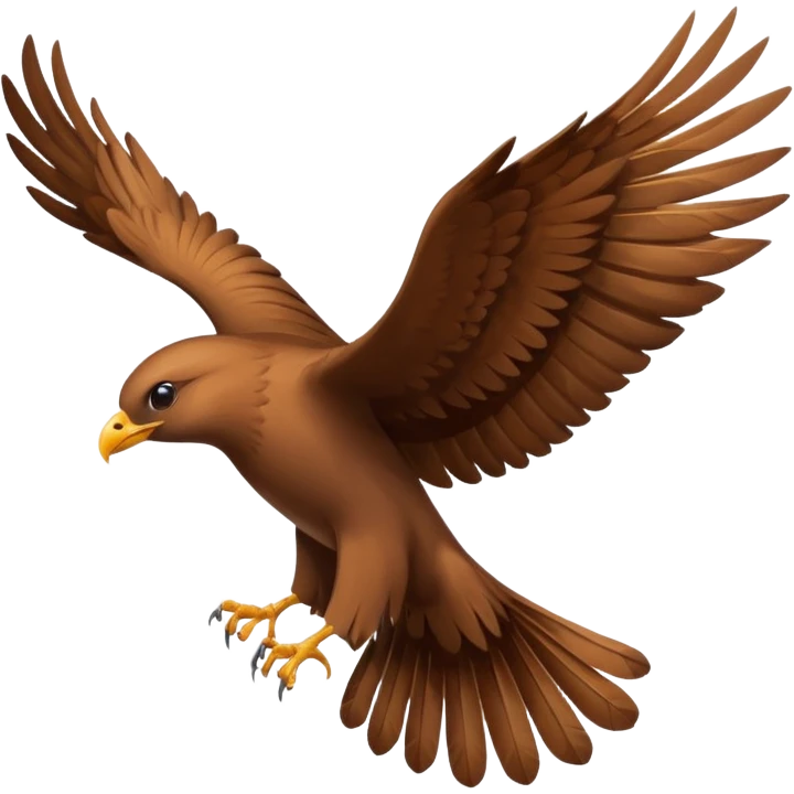 Bird in flight emoji