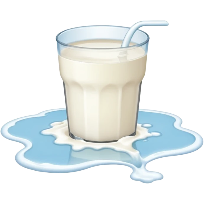 milk spilling on floor emoji