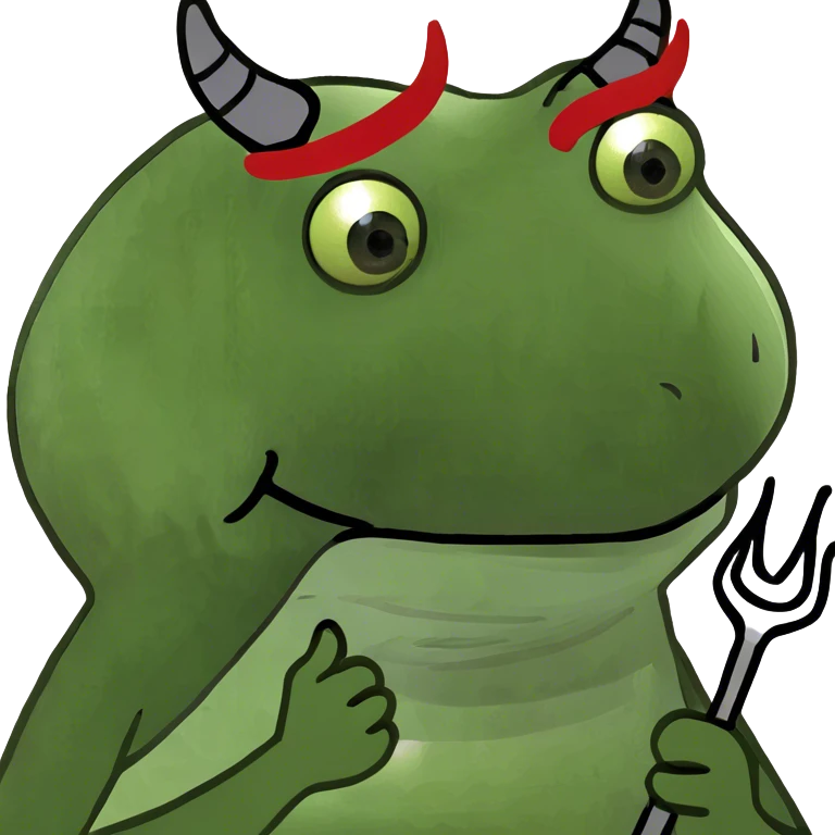 Devil poop emoji