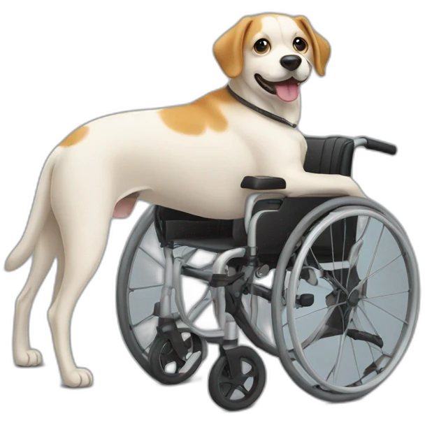 mercedes dog wheelchair emoji