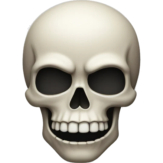 A winking skull  emoji