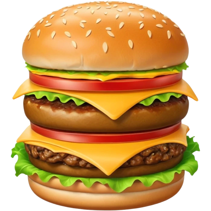super big hamburger  emoji