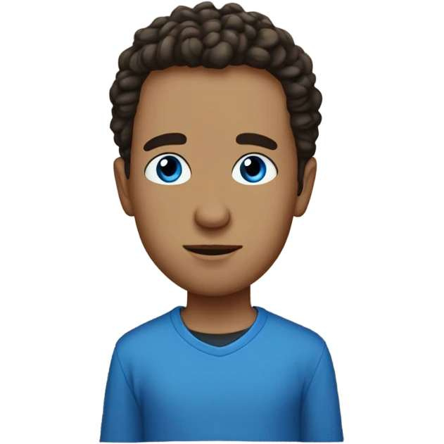 Brandon Scott Thomas with blue eyes ￼ emoji