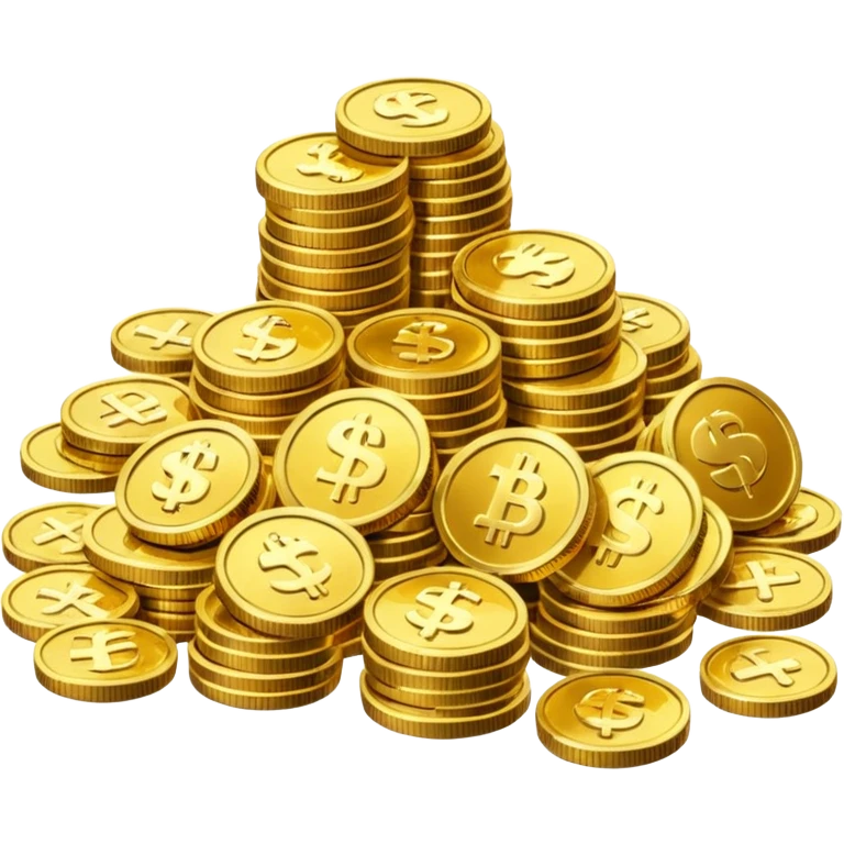 lots of money and gold emoji