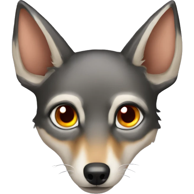 Jackal heart eyes emoji