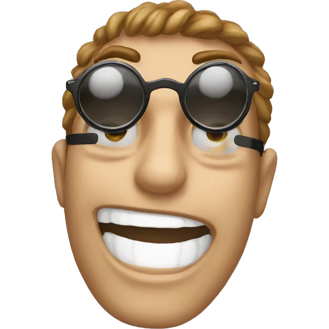 Fantas con lentes emoji