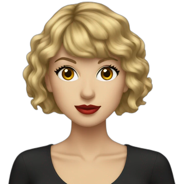 black Taylor swift emoji