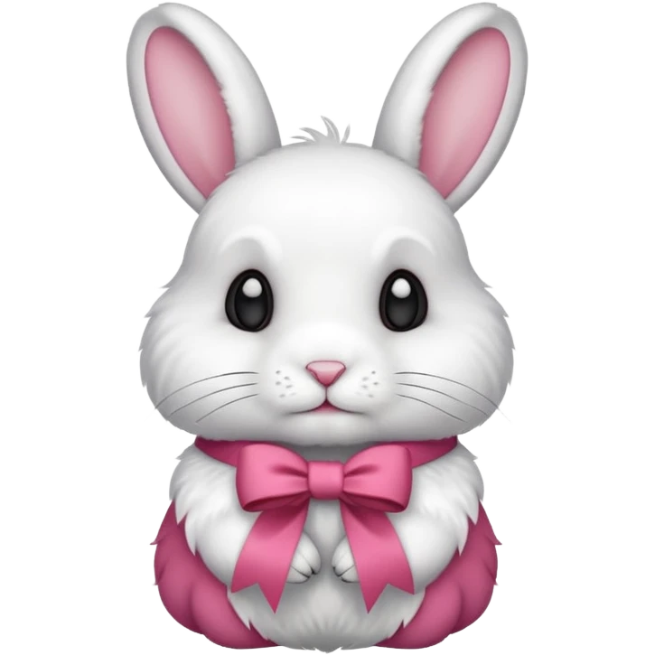 rabbit wear ribbon emoji