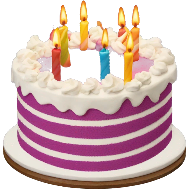 Birthday cake emoji