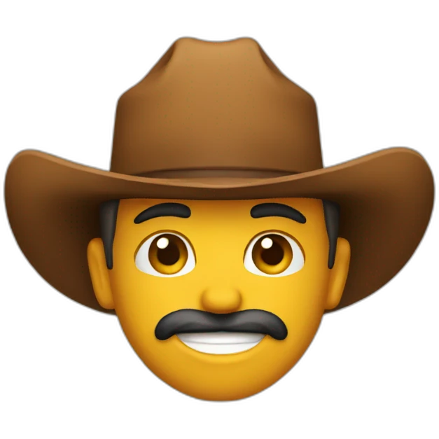 Texas cowboy emoji
