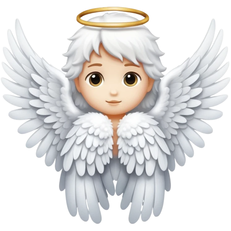 Cute angel wings emoji