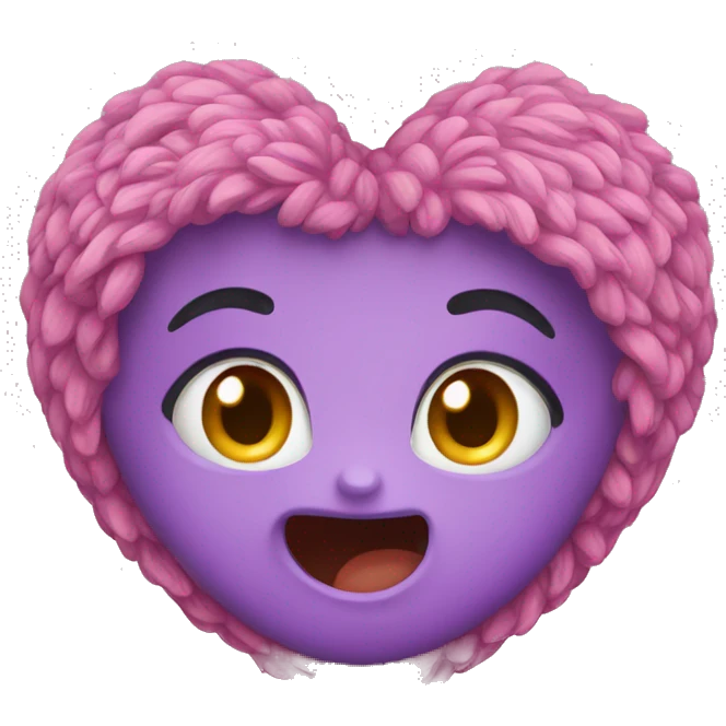 Cute heart emoji