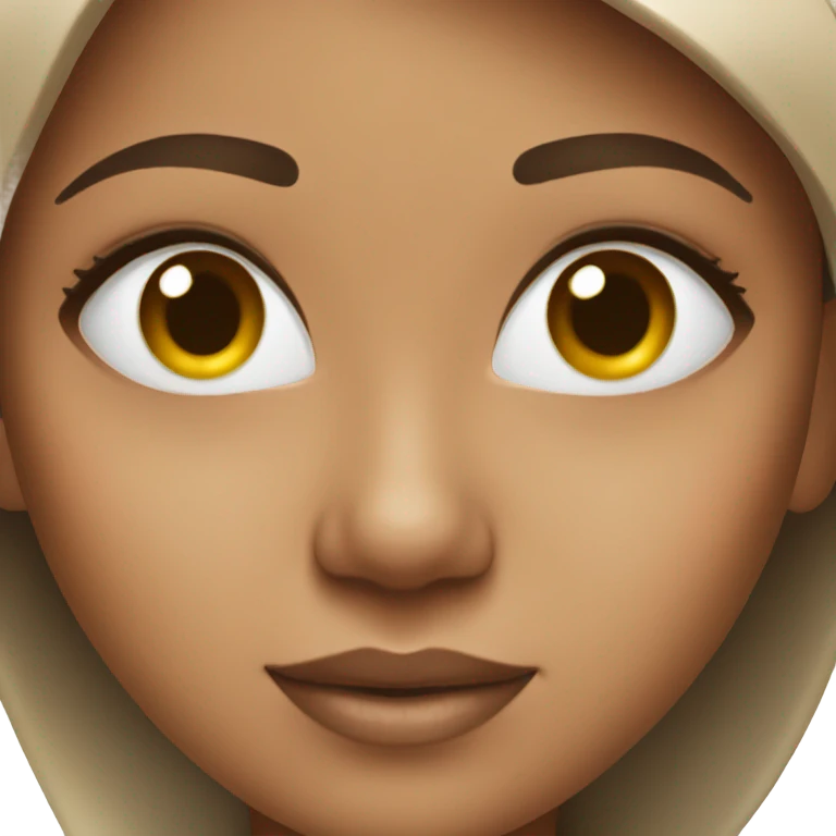 girl wearing skincare emoji