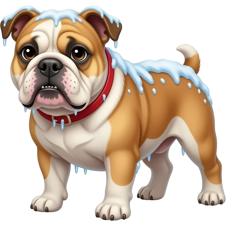 cold bulldog emoji