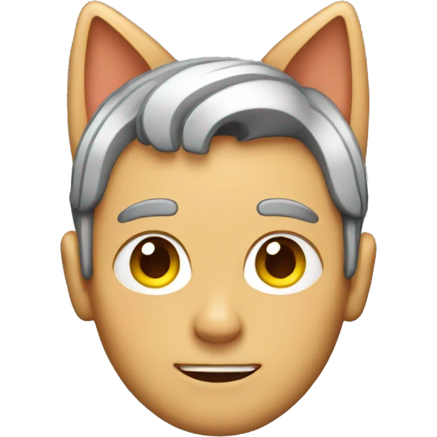 Man with cat ears  emoji