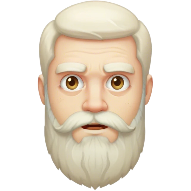 Filthy dirty bearded man  emoji