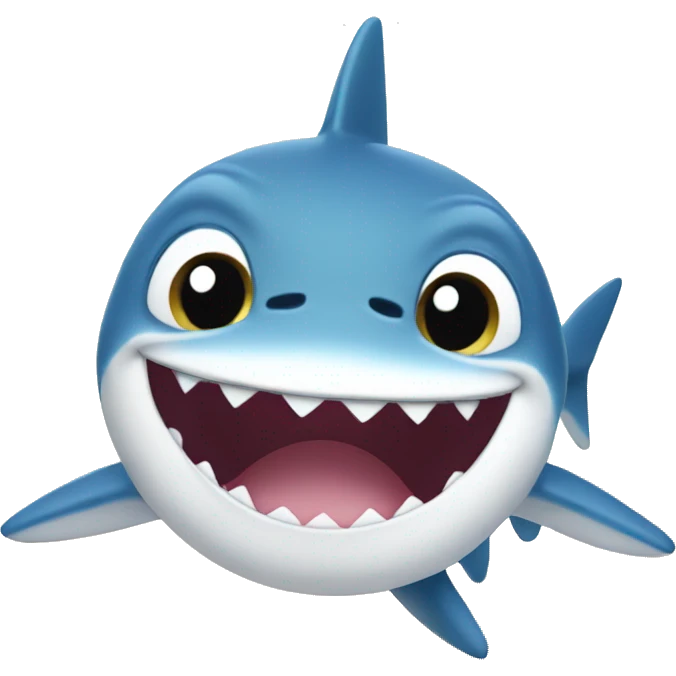 baby shark wink emoji