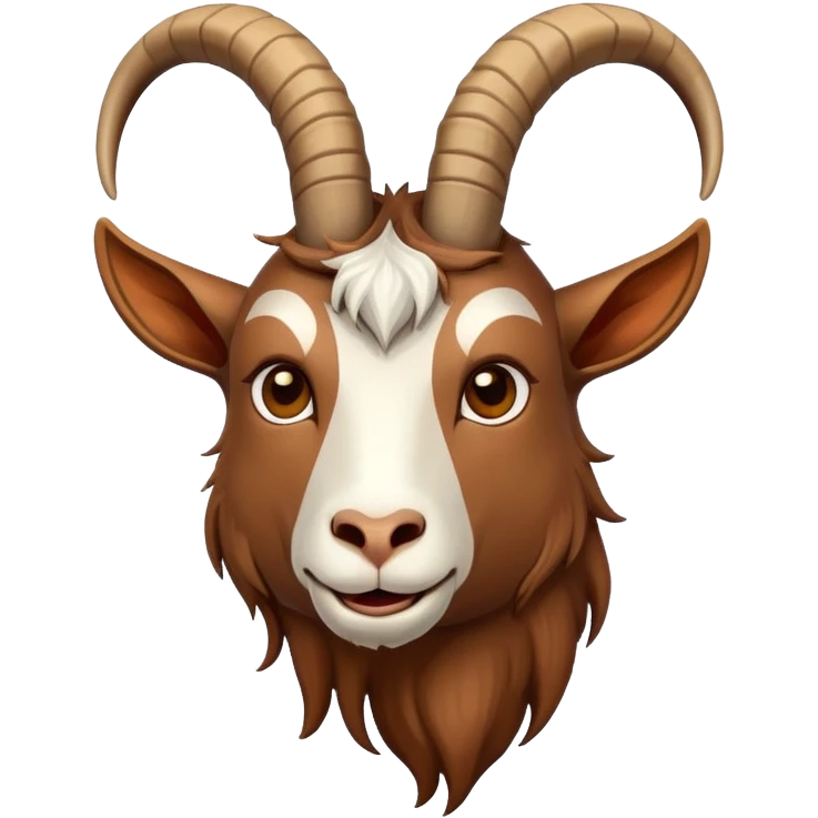 Créer une chèvre ( que la tête) emoji