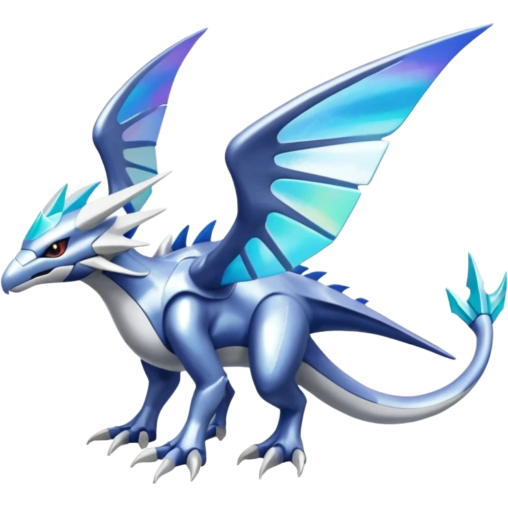 Shiny Exotic Colorful Epic Rare Latios-Kyurem-Dialga-Pokémon-Fakémon-creature emoji