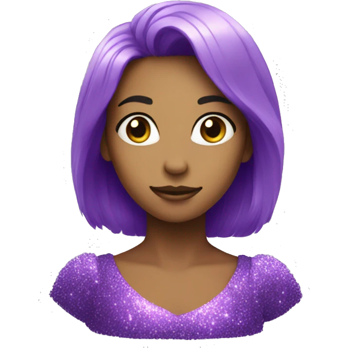 Purple sparkle  emoji
