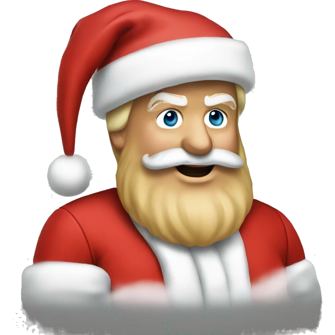 donald trump as santa claus emoji