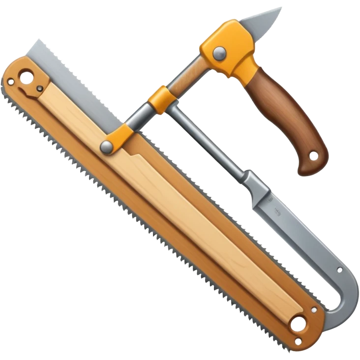 une scie pour couper du bois emoji
