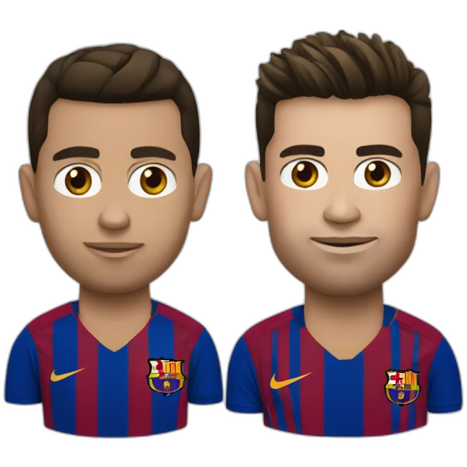 Ronaldo contre Messi emoji