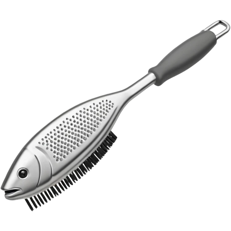 Fish scaler brush emoji